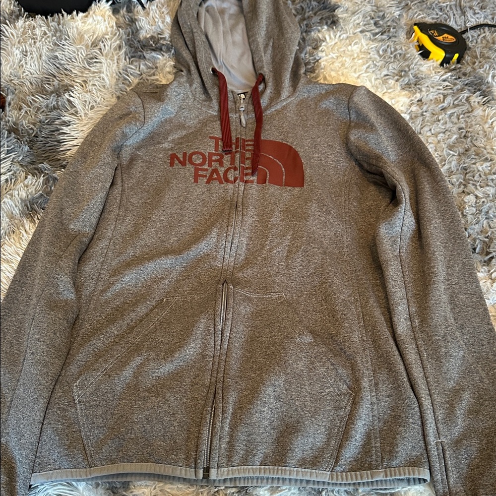 The North Face Gray Full-Zip Hoodie